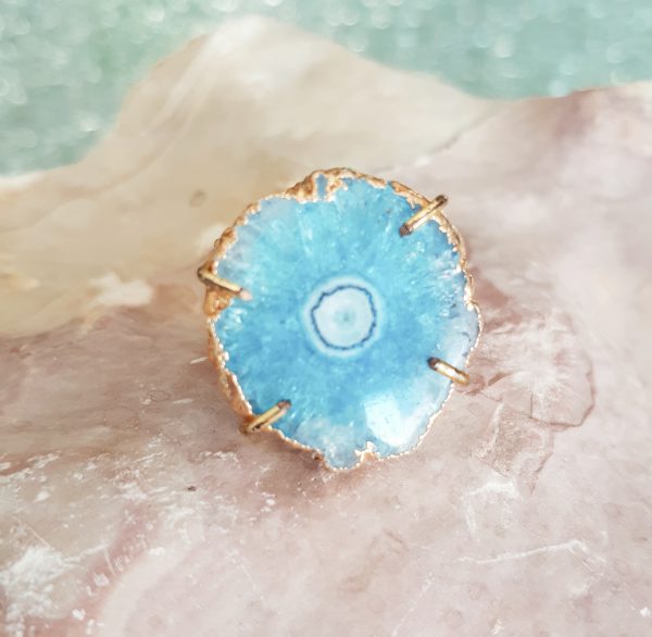 Bague "Lagon", Quartz Solaire – Image 2