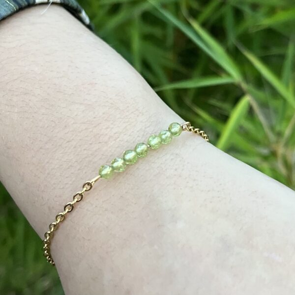 bracelet péridot