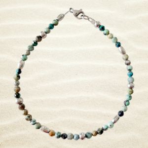 Bracelet "Hirondelle", Turquoise Africaine
